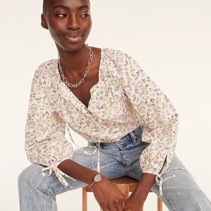 J.CREW Floral Print Women's Top